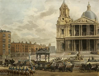 Funeral Procession of the late Viscount Nelson, from the Admiralty to St. Paul